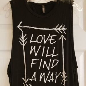 Full Tilt Cross Back Muscle Tank